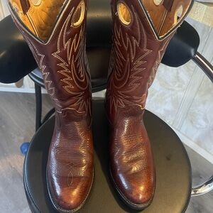 Red Wing Paco's Goodyear Brown Leather Western Boots men’s 6 1/2